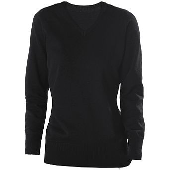 Kariban Womens/Ladies Cotton Acrylic V Neck Sweater