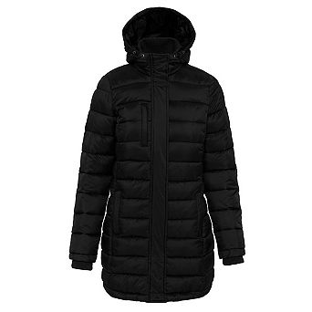 Kariban Womens/Ladies Lightweight Long Padded Parka Jacket