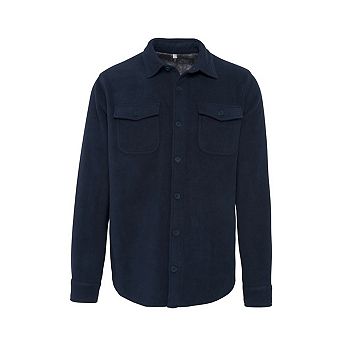 Kariban Mens Sherpa Lined Fleece Overshirt