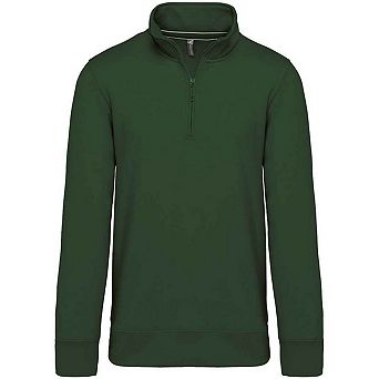 Kariban Mens Zip Neck Sweatshirt
