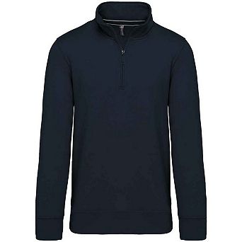Kariban Mens Zip Neck Sweatshirt