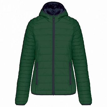 Kariban Womens/Ladies Lightweight Hooded Padded Jacket