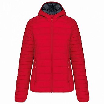 Kariban Womens/Ladies Lightweight Hooded Padded Jacket