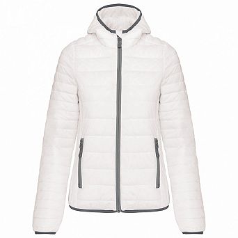 Kariban Womens/Ladies Lightweight Hooded Padded Jacket