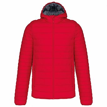 Kariban Mens Lightweight Hooded Padded Jacket