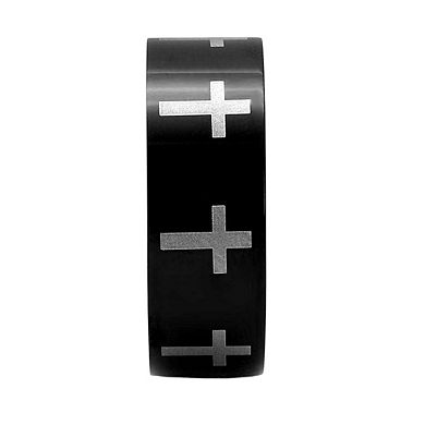 Alamode Black Ion Plating Cross Ring