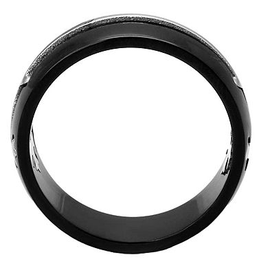 Alamode Black Ion Plating Cross Ring