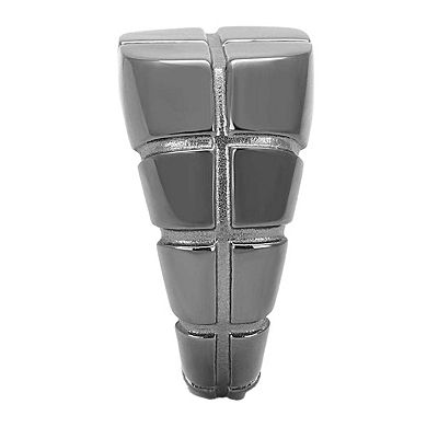 Alamode Black Ion Plating Cross Signet Ring