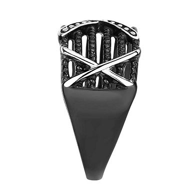 Alamode Black Ion Plating Crossover Ring
