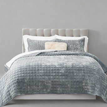Extra-Large Lightweight Velvet Duvet Cover Set With Pillowcases