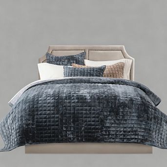 Extra-Large Lightweight Velvet Duvet Cover Set With Pillowcases