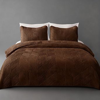 Ultrasonic Geometric Bedspread Queen 3 pc Set Lightweight Suitable for All Seasons