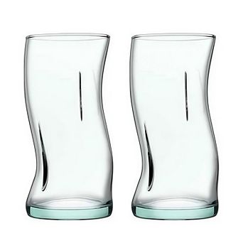 2 pc Glass Tumbler and Double Old Fashioned Set