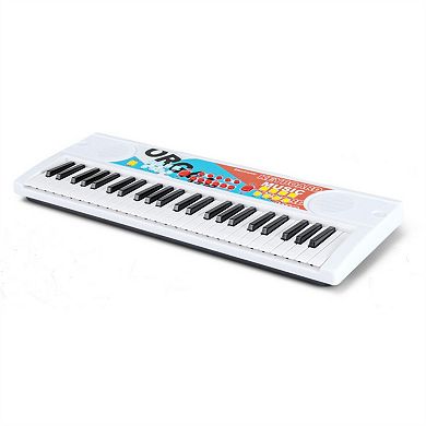 Kids Electronic Keyboard with Mic, 8 Tones, Rhythms