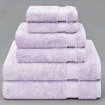 6 pc Towel Set Soft Absorbent Towels For Bathroom 2 Bath 2 Hand 2 Washcloths