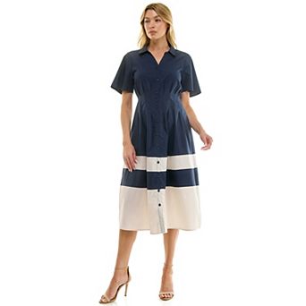 Women's Figueroa & Flower Button Down Midi Dress
