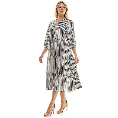 Women's Figueroa & Flower Puff Sleeve Dress