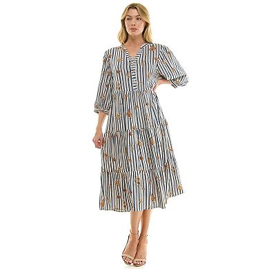Women's Figueroa & Flower Puff Sleeve Dress