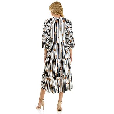Women's Figueroa & Flower Puff Sleeve Dress