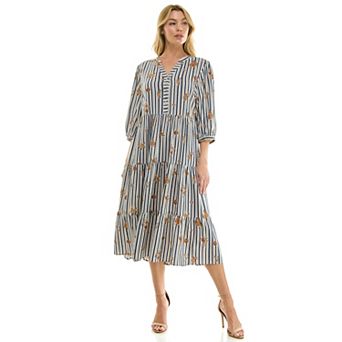 Women's Figueroa & Flower Puff Sleeve Dress