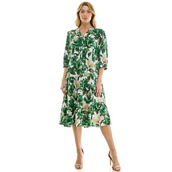 Women's Figueroa & Flower Puff Sleeve Dress