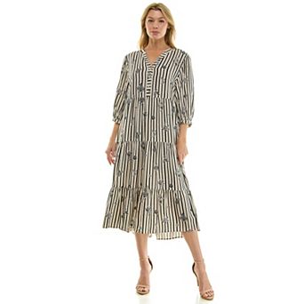 Women's Figueroa & Flower Puff Sleeve Dress