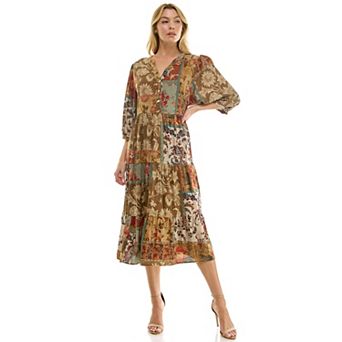 Women's Figueroa & Flower Puff Sleeve Dress