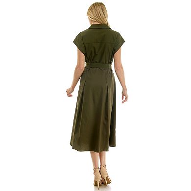 Women's Figueroa & Flower Embroidered Midi Dress