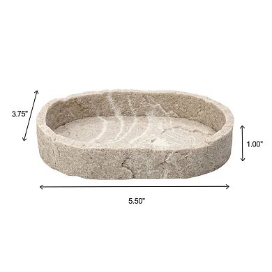 8 Piece Desert Stone Resin Bathroom Set