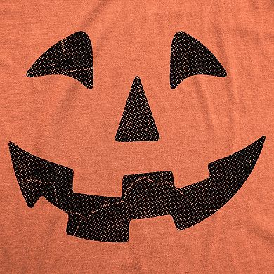 Pumpkin Face T-Shirt Funny Halloween Jack O Lantern Shirt