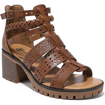 Girls High Heels Sandals Platform Summer Shoes with Zipper for Little Kids & Big Kids