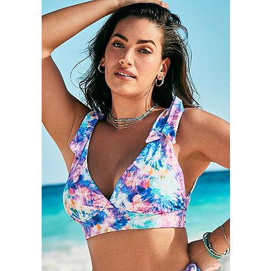 Swimsuits for All Women's Tie Shoulder Bikini Top