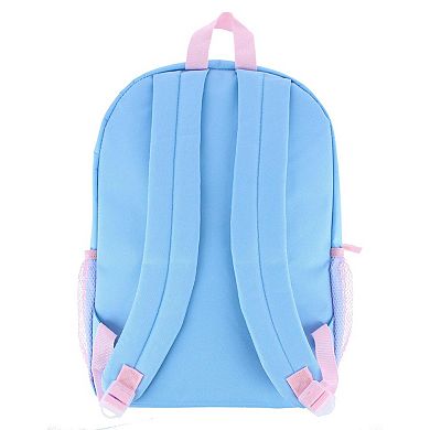 U.P.D., INC Girl's 16 inch Stitch and Angela Backpack and Lunchbox Set