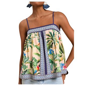 Women’s Tropical Print Cami