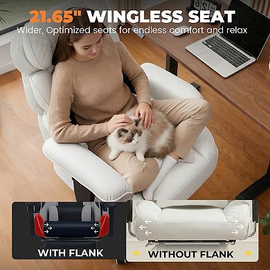Big & Tall Office Chair with Footrest & Lumbar Support