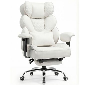 Big & Tall Office Chair with Footrest & Lumbar Support