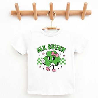 Six Seven Clover Bow - Youth Short Sleeve Graphic T-Shirt