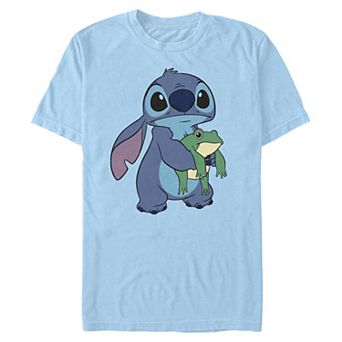 Men's Disney's Lilo & Stitch Frog Friend And Stitch Graphic Tee