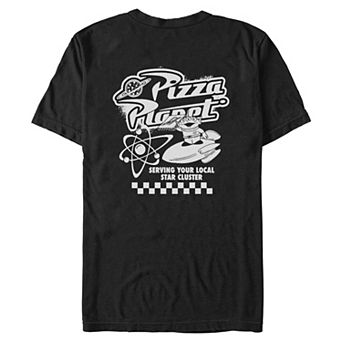 Men's Disney's Toy Story Pizza Planet Logo Graphic Tee