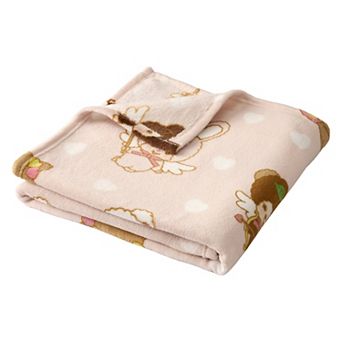 Monchhichi Heart Toss Throw Blanket