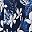 Navy Blue White Floral