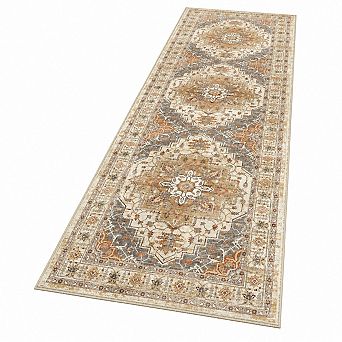 Non Slip Washable Runner Rugs Stain Resistant For Hallways Entryway High Traffic Areas