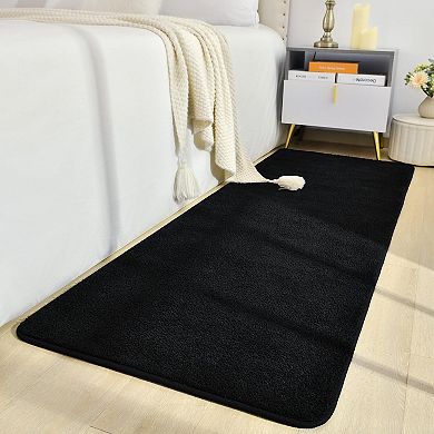 Soft Non Slip Washable Low Pile Runner Rugs For Bedroom Hallway Kitchen Laundry Dorm