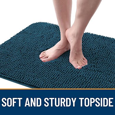 Chenille Dog Door Mat Absorbent Non Slip Washable Quick Dry Dirt Trapping