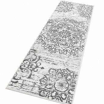 Washable Boho Hallway Runner Rug Non Slip Distressed Floor Carpet