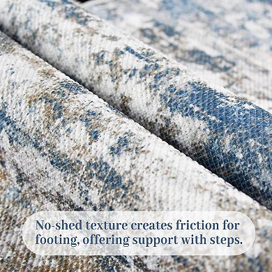 Ultra Non Slip Washable Hallway Runner Rug Stain Resistant Lightweight Modern