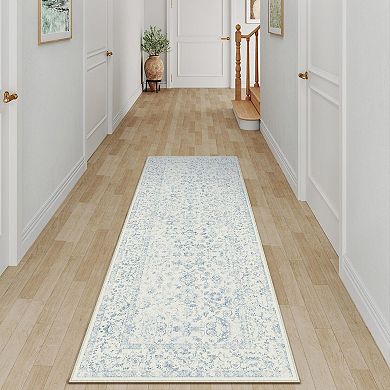 Non Slip Vintage Washable Area Rug For Bedroom Living Room Kitchen Office