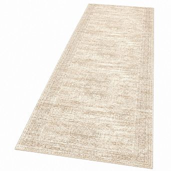 Washable Non-Slip Pet Friendly Geometric Runner Rug for High Traffic Areas