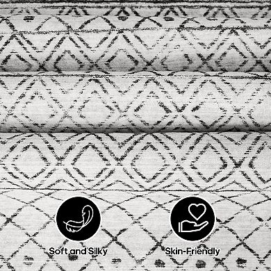 Washable Moroccan Runner Rug Non Slip Soft Low Pile Indoor Floor Carpet