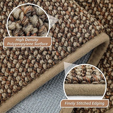 Washable Non Slip Hallway Runner Rug Stain Resistant Absorbent Low Profile
